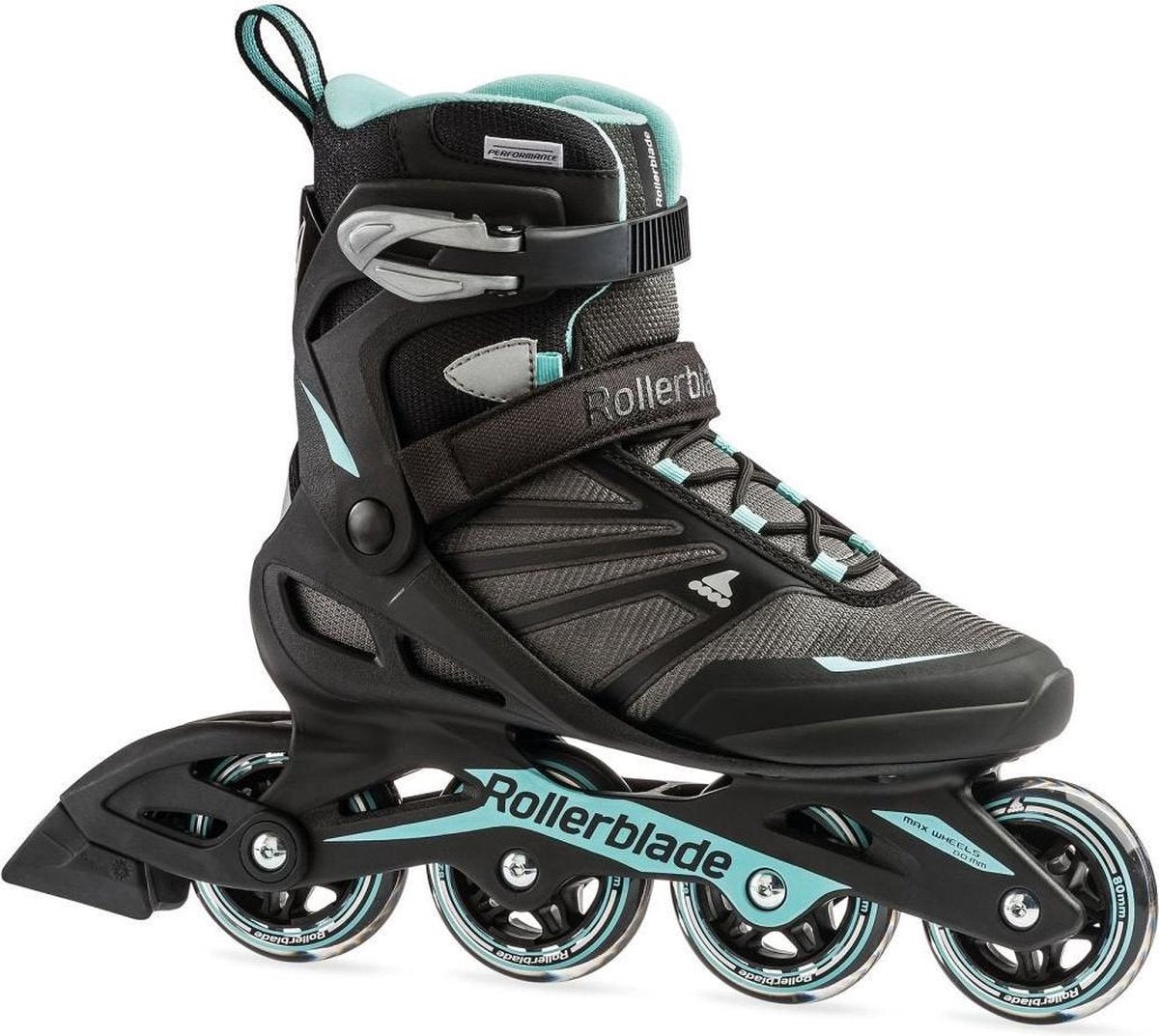 Rollerblade Zetrablade Women's inline skates 80 mm black / light blue
