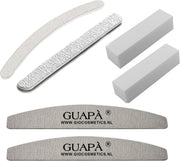 GUAPÀ - Nagel Vijlen Set 6 stuks 100/180 Gritt voor Kunstnagels & Acryl Nagels - High Quality