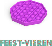 Pop it - Fidget - Paars - achthoek - uniek model