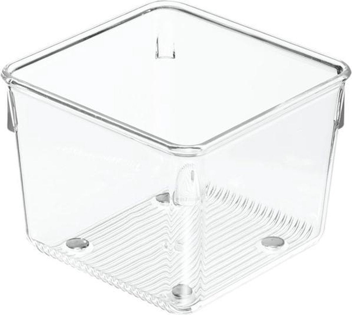 Ladebakjes transparant 8 cm hoog iDesign - Linus
