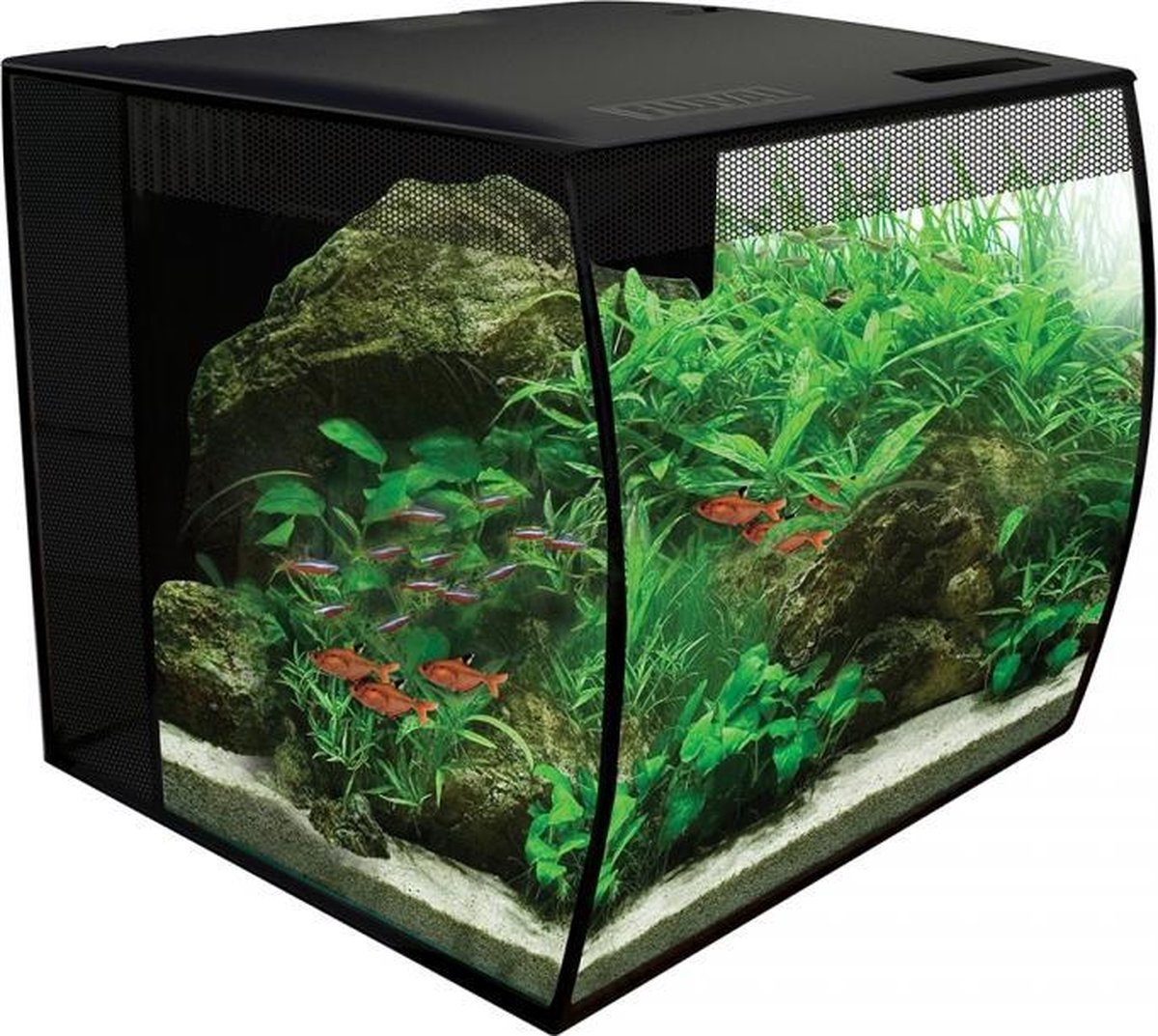 Fluval flex aquarium zoetwaterkit Zwart 57L