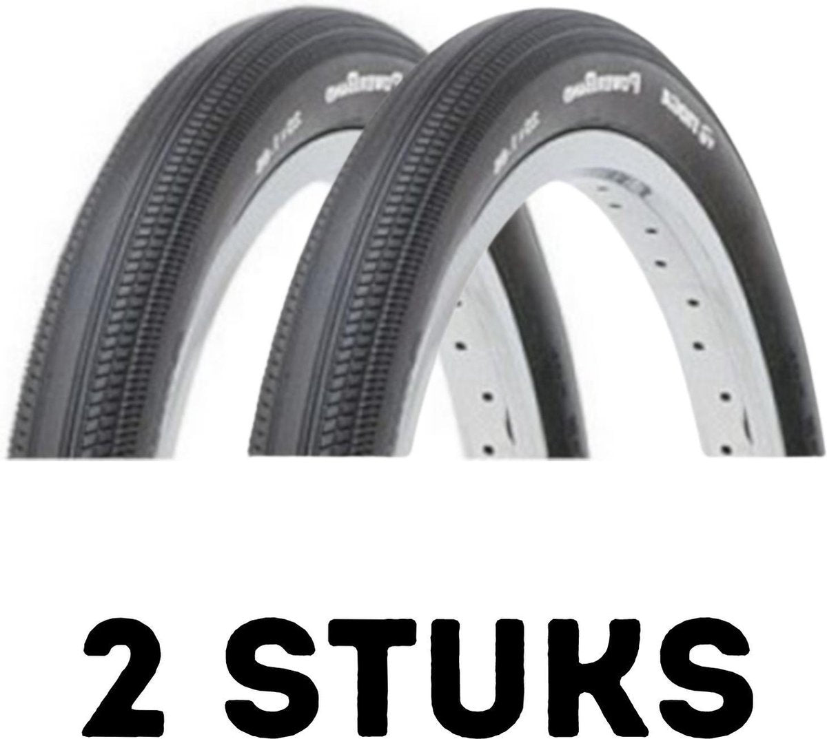 Fietsband - Buitenband - Set van 2 - Power Band 20 x 1.85 (47-406)