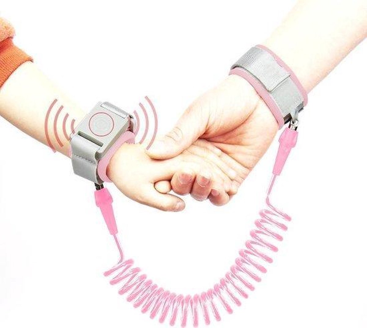 Polstuigje met magnetisch slotje - 2 meter - roze