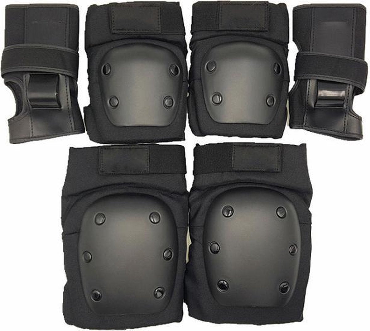J-Pro 3 in 1 Set Valbescherming - Skate en Skeeler Beschermset - Maat M