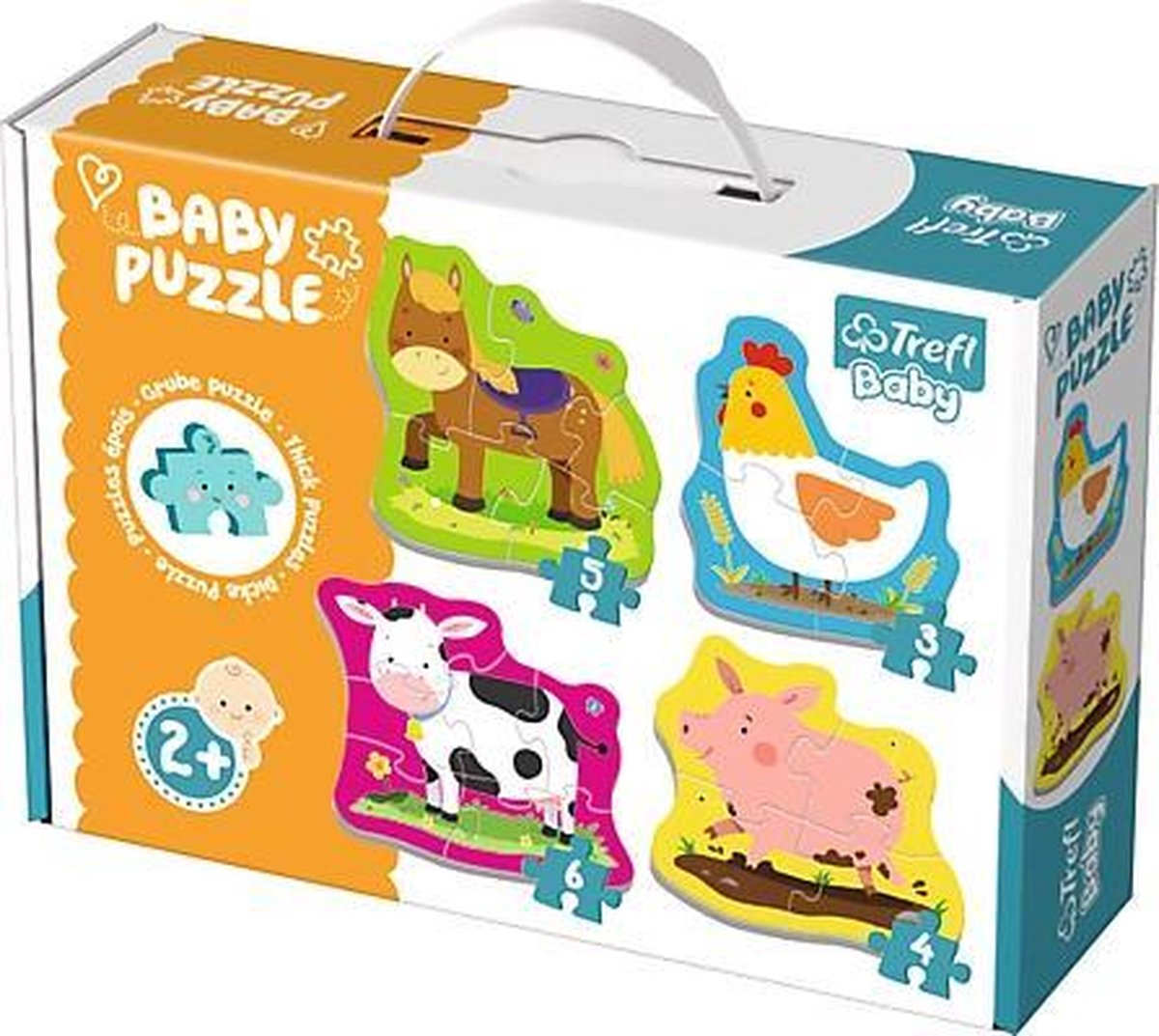 Baby Classic Puzzel - Boerderijdieren Puzzel