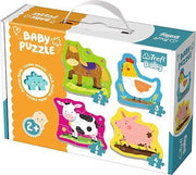 Baby Classic Puzzel - Boerderijdieren Puzzel