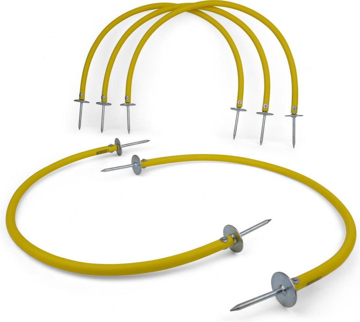 eSAM® - Set van vijf Goalbogen met spikes - Doelbogen - Precisie Bogen - voor voetbaltraining
