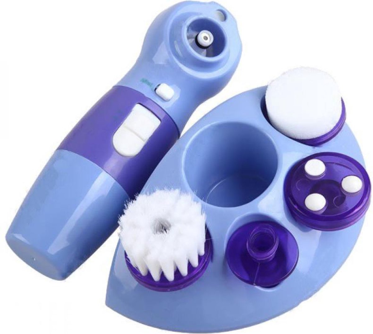 Elektrische 4-in-1 Gezichtsreinigingsborstel - Blackhead Remover  Apparaat voor Gezicht Reiniging - Gezichtsreiniger - Gezichtreinigingsborstel - Gezichtsborstel - Make-up Verwijderaar