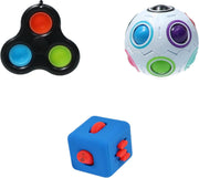 Banzaa Fidget Toys Top 3 Pakket ‒ Rage 2021 ‒ Pop It