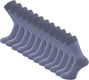 12 paar Herensokken - First-Class - Naadloos - Jeans - Maat 43-46