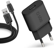 SBS TETRKITMIC1ASTD oplader voor mobiele apparatuur Binnen Zwart