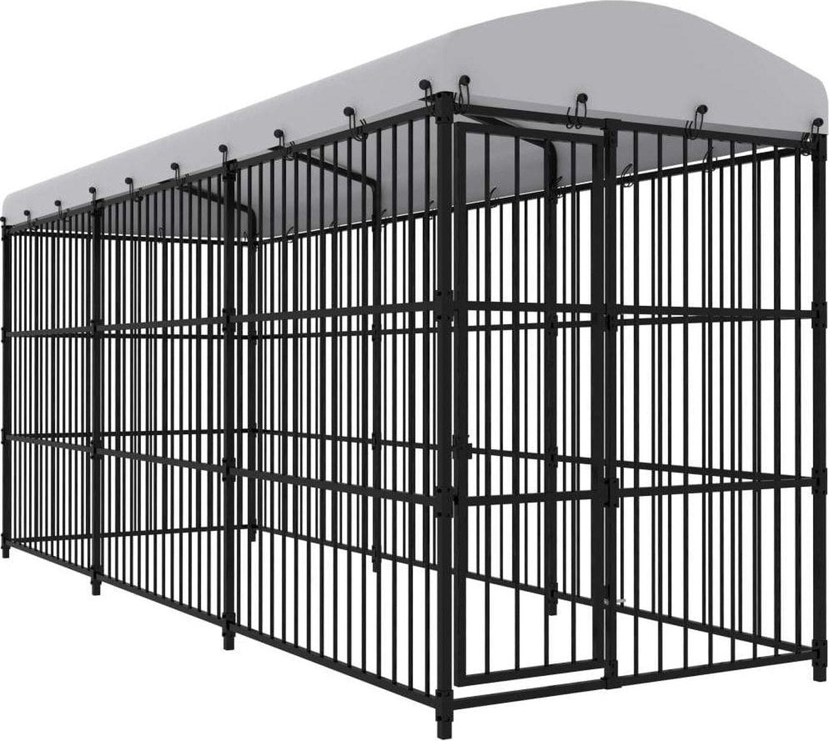 Medina Hondenkennel voor buiten met dak 450x150x210 cm