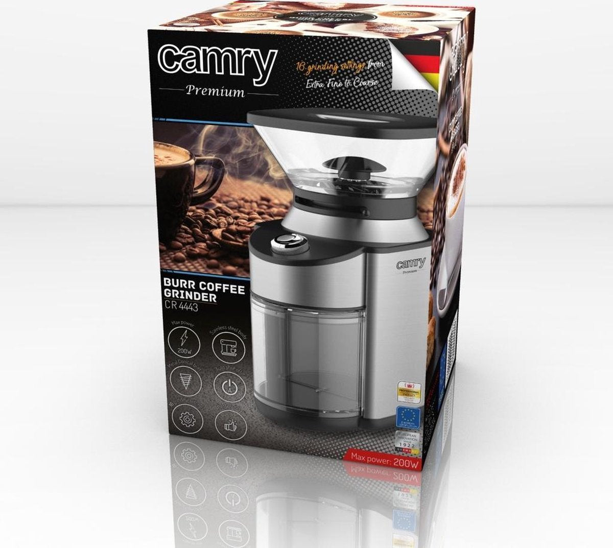 Camry CR 4443 Conical Braam Koffiemolen