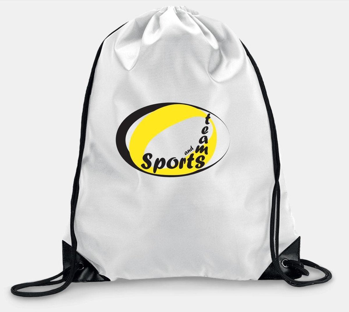 Rugzakje "SPORTSANDTEAMS" wit - Zwemzakje - Turnzakje