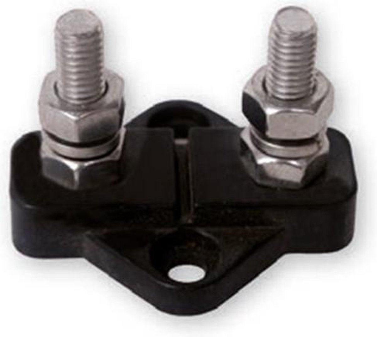 AANSLUITBOUT - TERMINAL 2 X 10 MM ZWART
