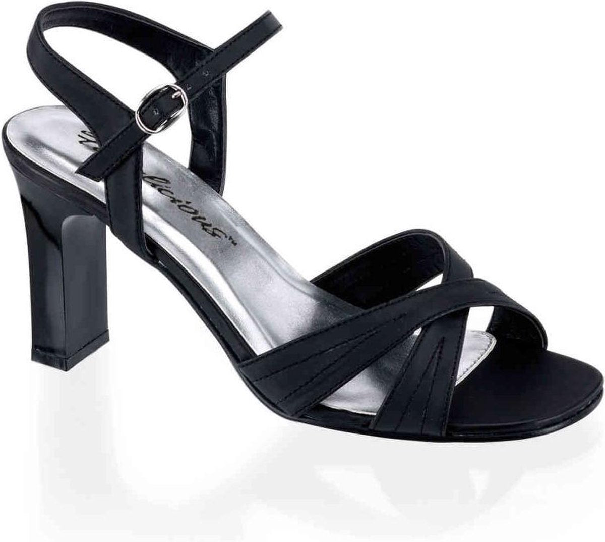 Fabulicious Hoge hakken -37 Shoes- ROMANCE-313 US 7 Zwart
