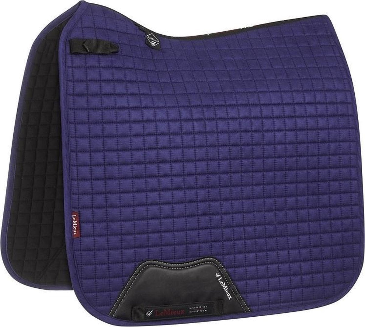 LeMieux Zadeldek Luxery Suede Dressage Square
