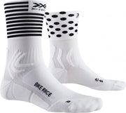 X-Socks Bike Race Socks Unisex - White/Black - 45-47