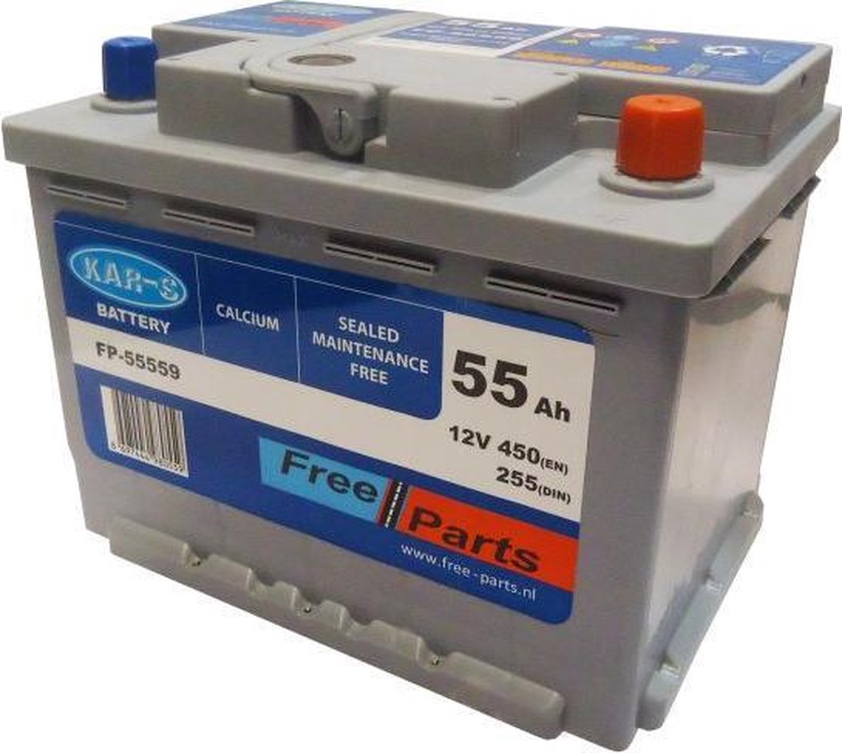 KAR-S 55Ah+R ACCU EUROPEES
