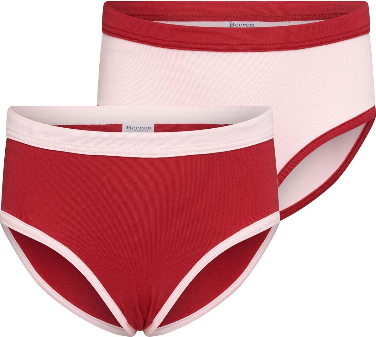 Beeren 2-Pck Mix&Match M. Slip Mix L.Roze/D.Rood 146/152