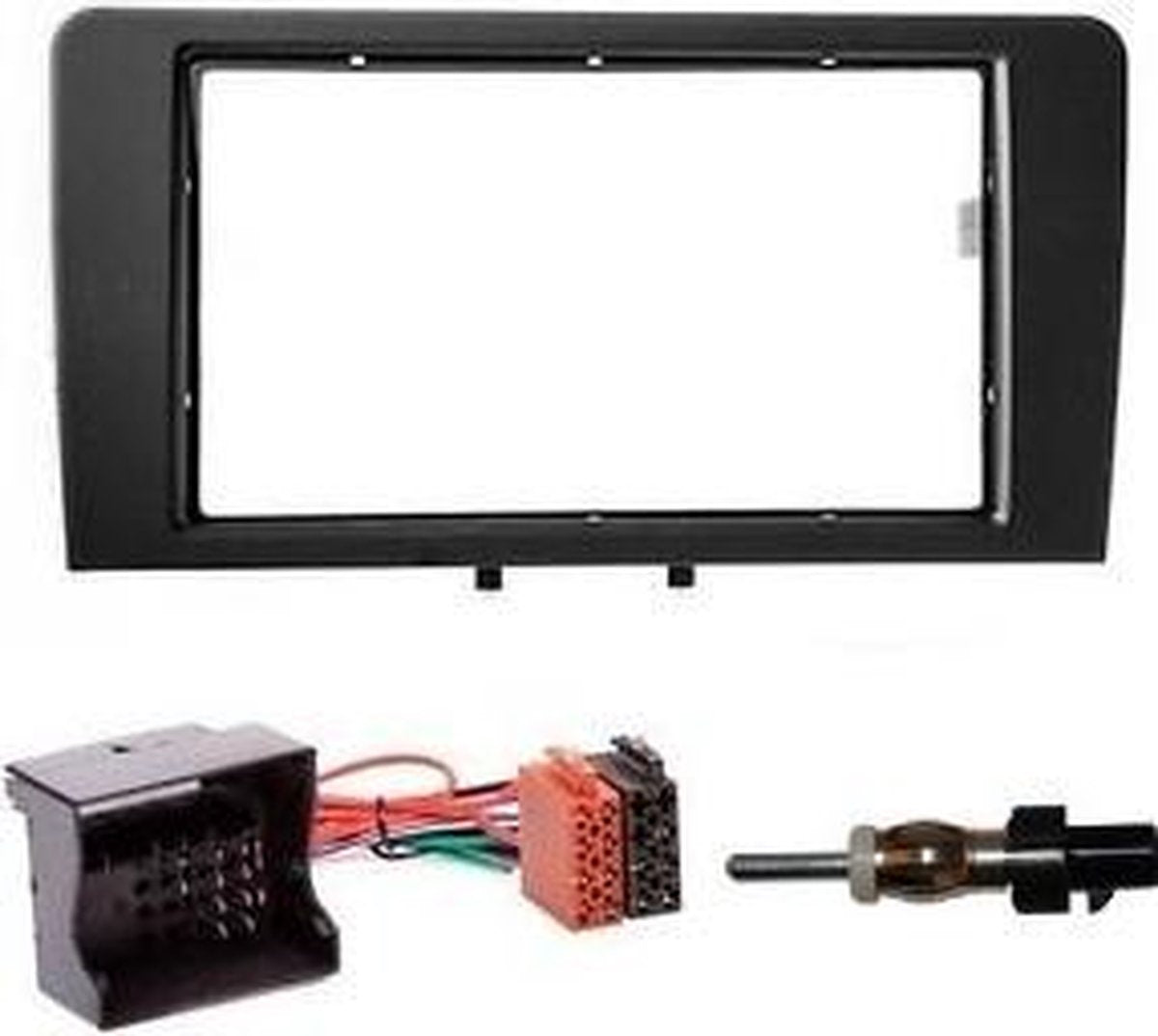 Audi A3 (8P/8PA) 2003-2012 inbouwframe met kabel en antenne kit frame autoradio