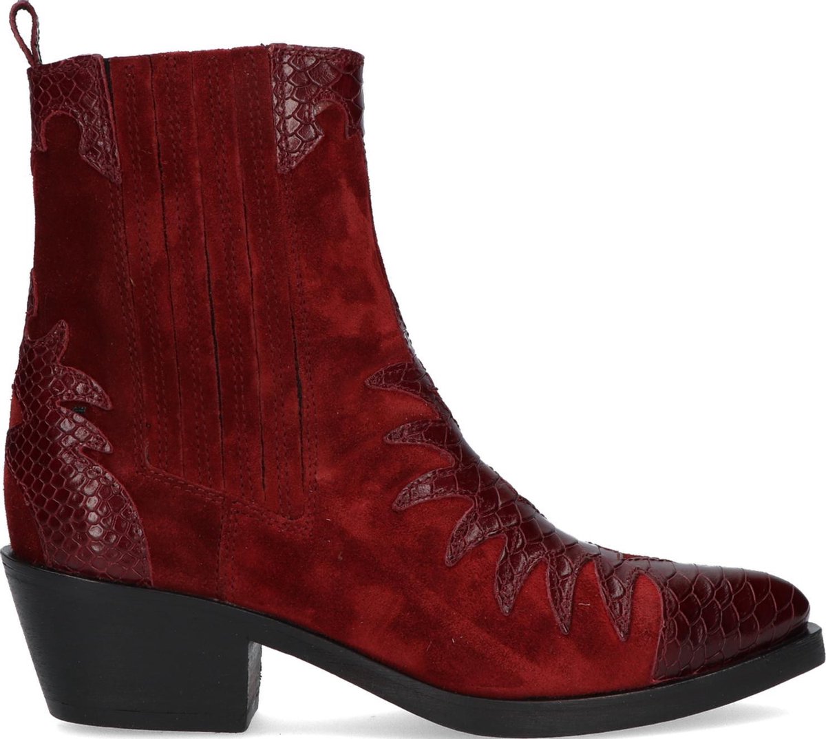 Verton Sarto200 Enkellaarsjes - Enkelboots - Dames - Rood - Maat 40