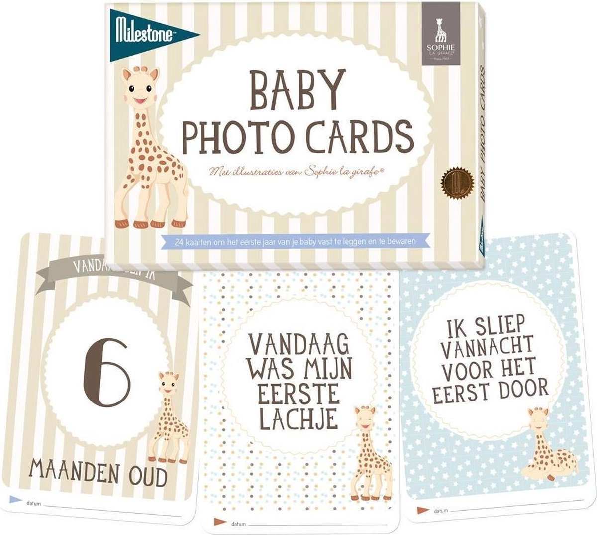 Milestone Baby Mijlpaalkaart - Sophie la Girafe