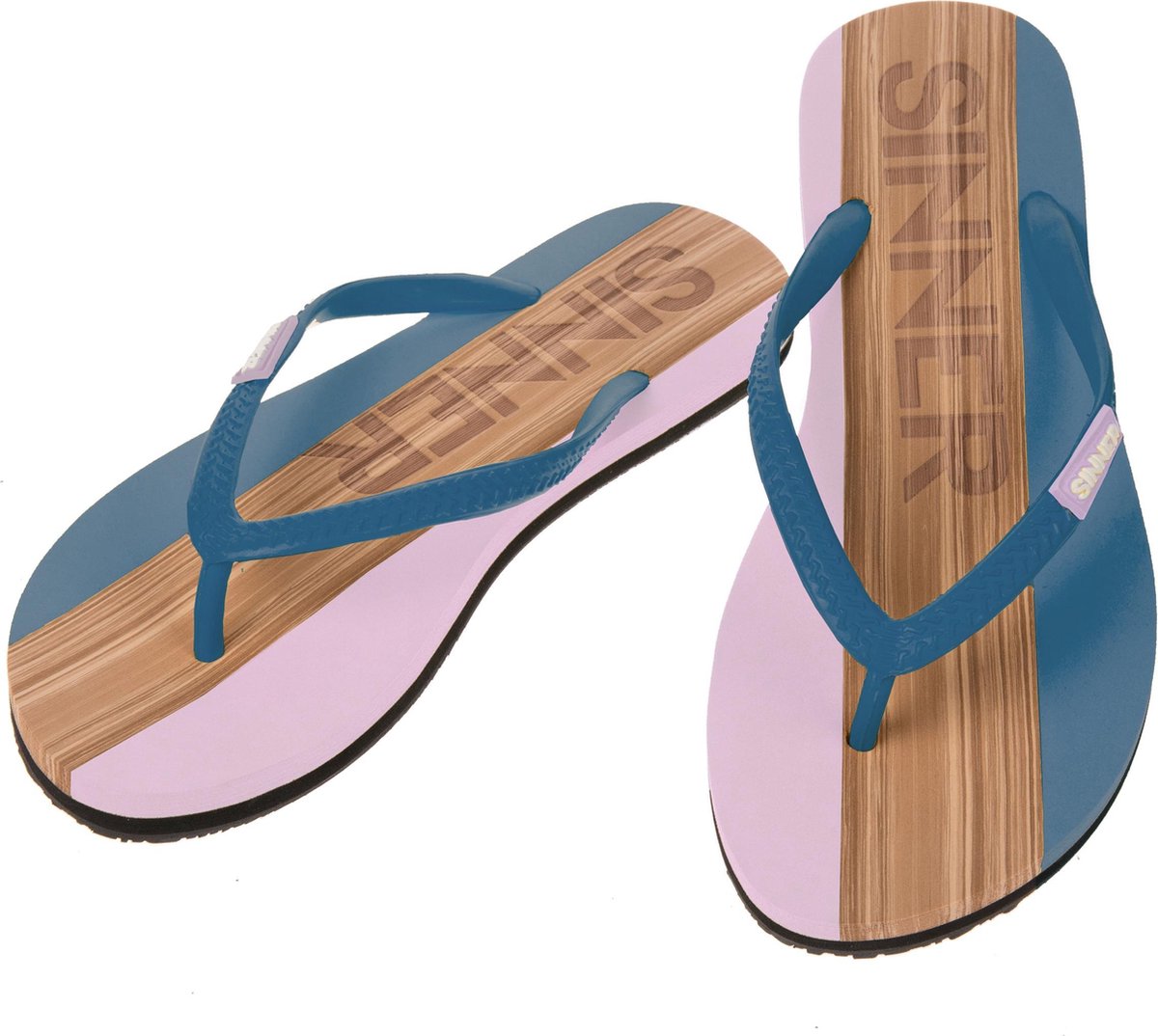 Sinner Capitola Dames Slippers - Roze/Blauw/Bruin - Maat 40