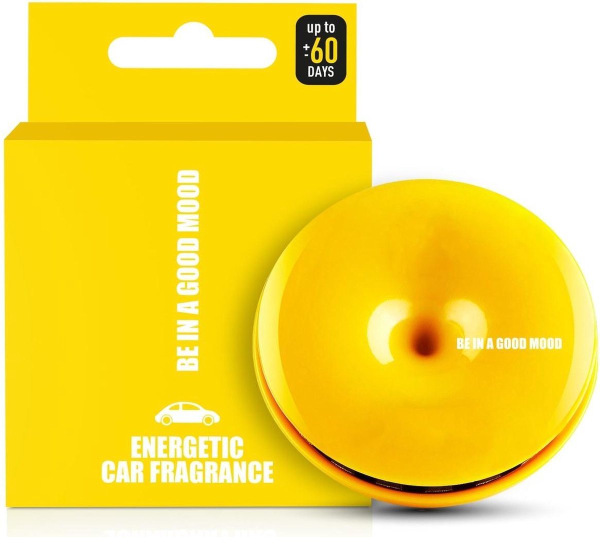 BE IN A GOOD MOOD CAR FRAGRANCES | Etherische oliën | Auto Air Freshener met gebruiksvriendelijke Air Vent Diffuser | Boost Your Mood & Elimineert Onaangename geuren (Energetic)
