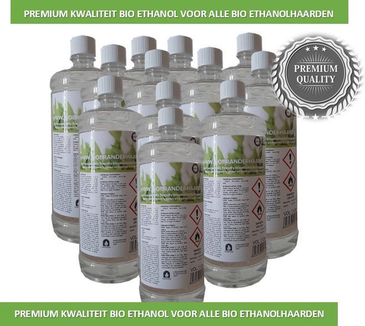 Biobranderhaard bol.com aanbieding| premium kwaliteit Bio ethanol| 12 flessen bio ethanol | voor sfeerhaarden | geurloos | milieuvriendelijk | premium kwaliteit|  bio ethanolhaard vulling | sfeerhaarden bio ethanol | sfeerhaardvulling