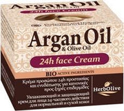 HerbOlive Argan Olie 24uurs Gezichtcrème *Normaal & Droge Huid* 50ml