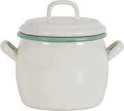 Kookpan met deksel Crème