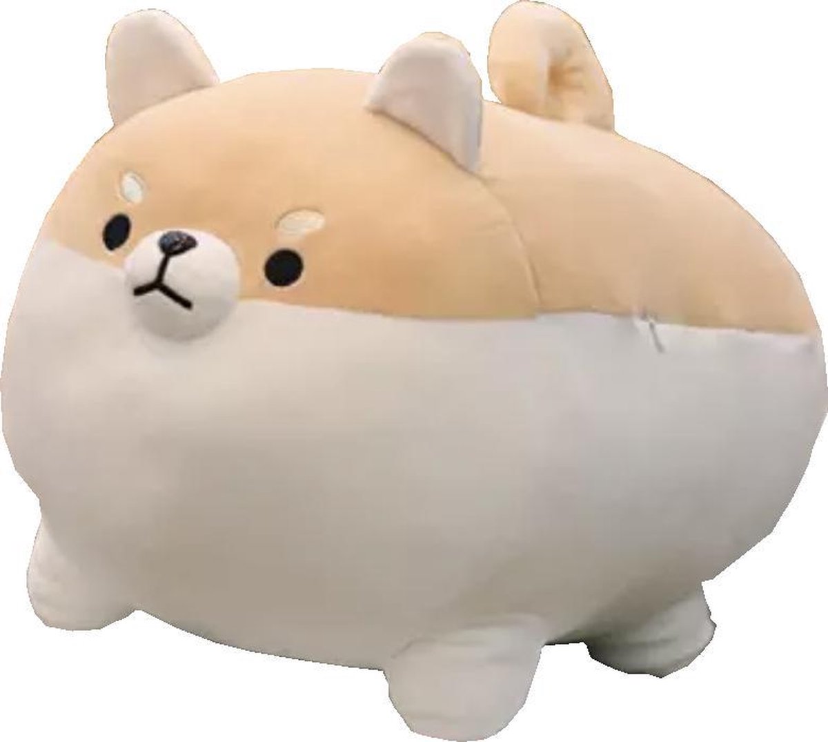 Kenjiro - Shiba - Cute Angry Shiba Inu - Kawaii - Soft - Hond - Plushy - Knuffel - 50 cm