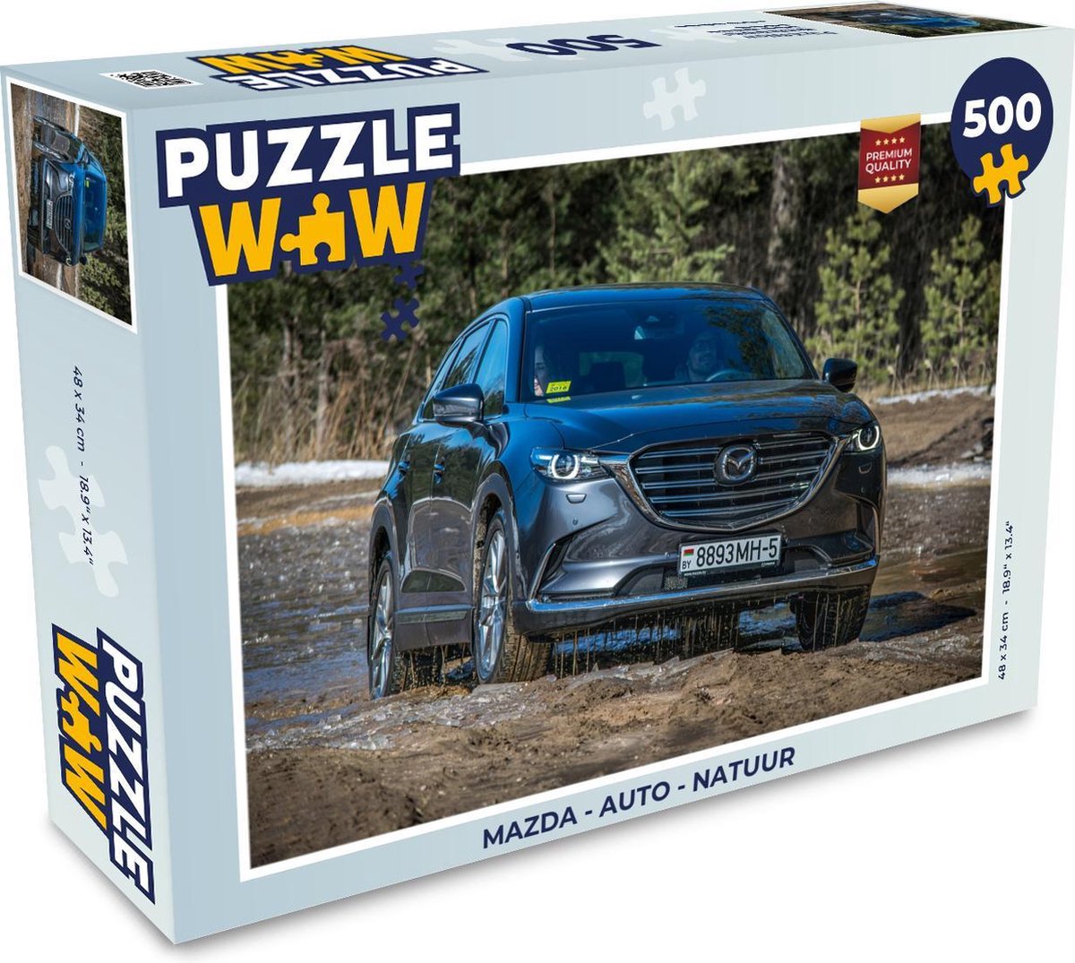 Puzzel Mazda - Auto - Natuur - Legpuzzel - Puzzel 500 stukjes