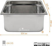 Gastronormbak Profi Line 2/3 200mm