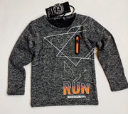 S&C dik shirt met lange mouw - antraciet/oranje - maat 116/122 (8)