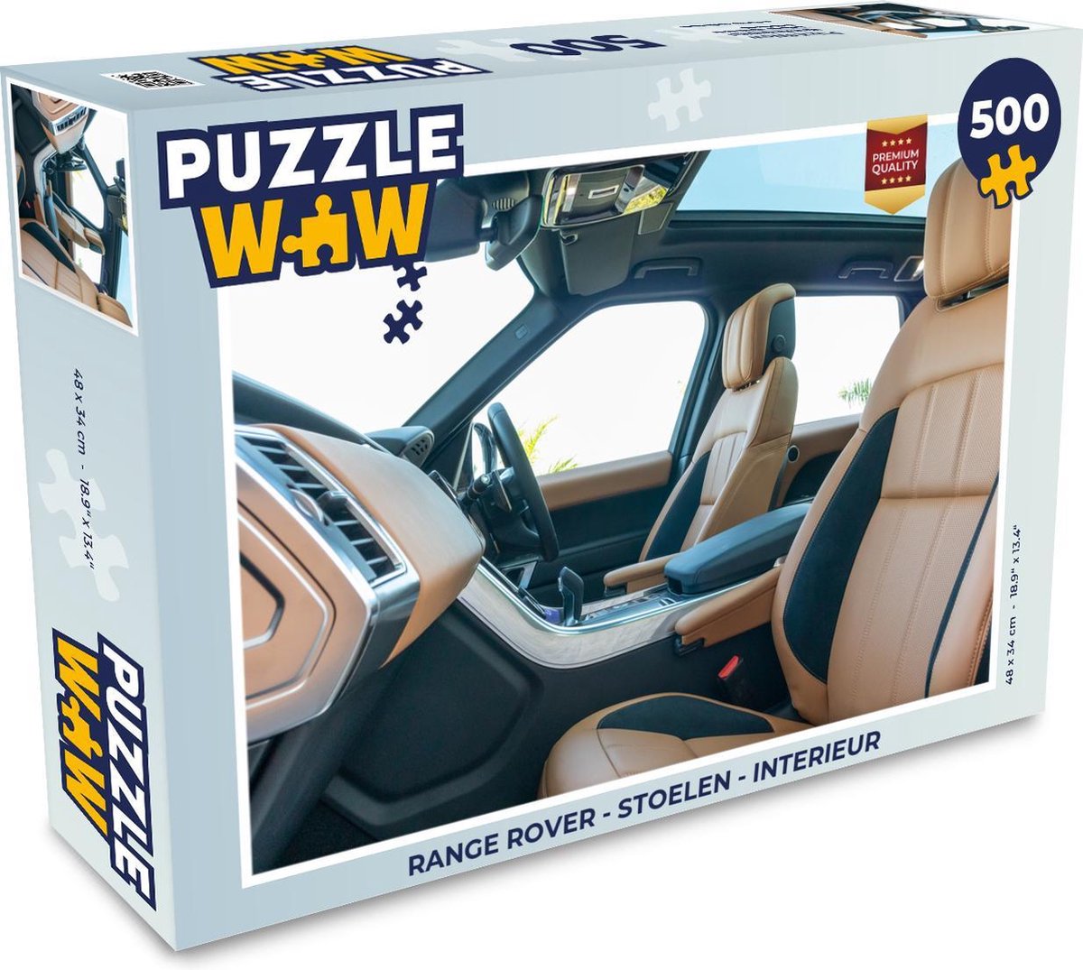 Puzzel Range Rover - Stoelen - Interieur - Legpuzzel - Puzzel 500 stukjes