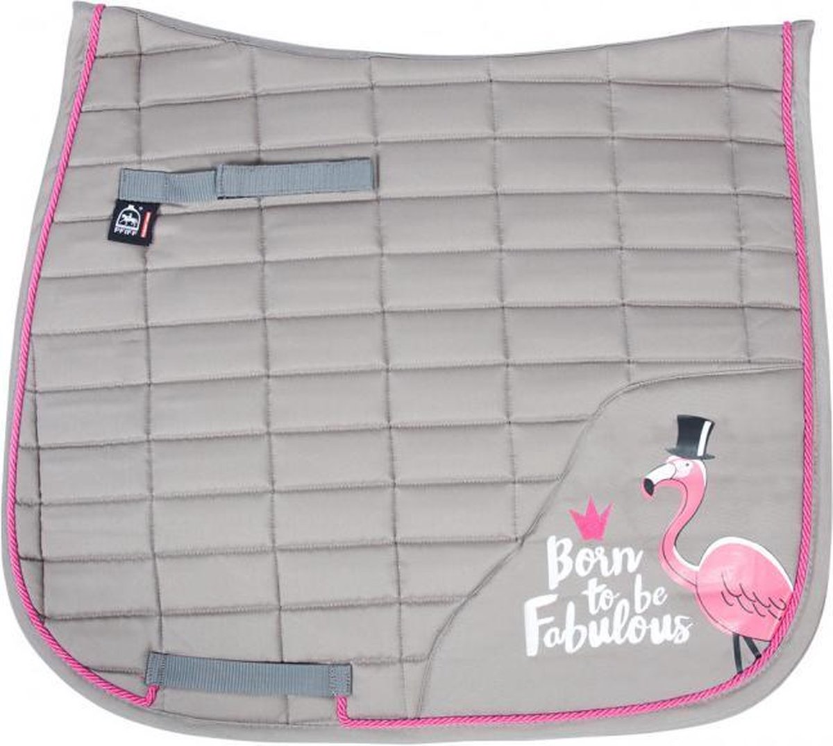 Pfiff Dressuur sjabrak Fabulous Flamingo grijs full