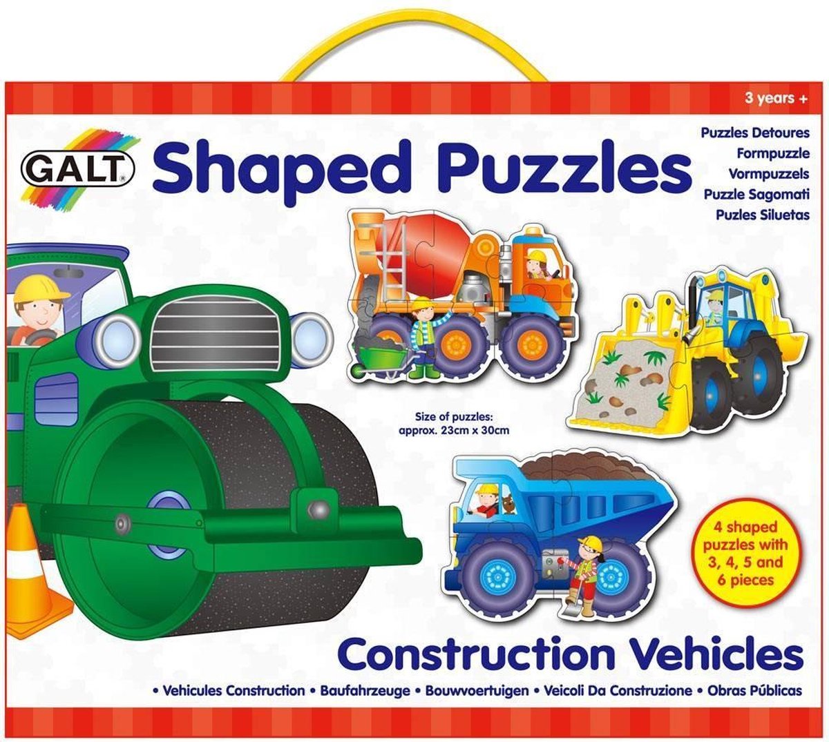 Galt - Puzzels - Hulpvoertuigen - 3/4x5x6st.