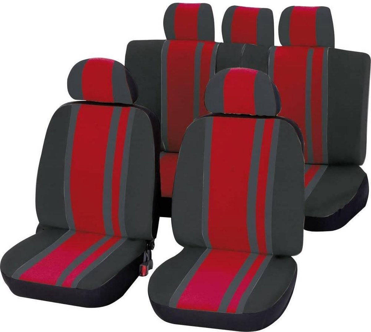 YILTEX – Autostoelhoes / Autostoelhoes Universeel / Stoelhoezen / Stoelhoezen Auto / Stoelhoesset – Newline - Rood