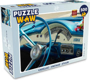 Puzzel Cadillac - Vintage - Stuur - Legpuzzel - Puzzel 500 stukjes
