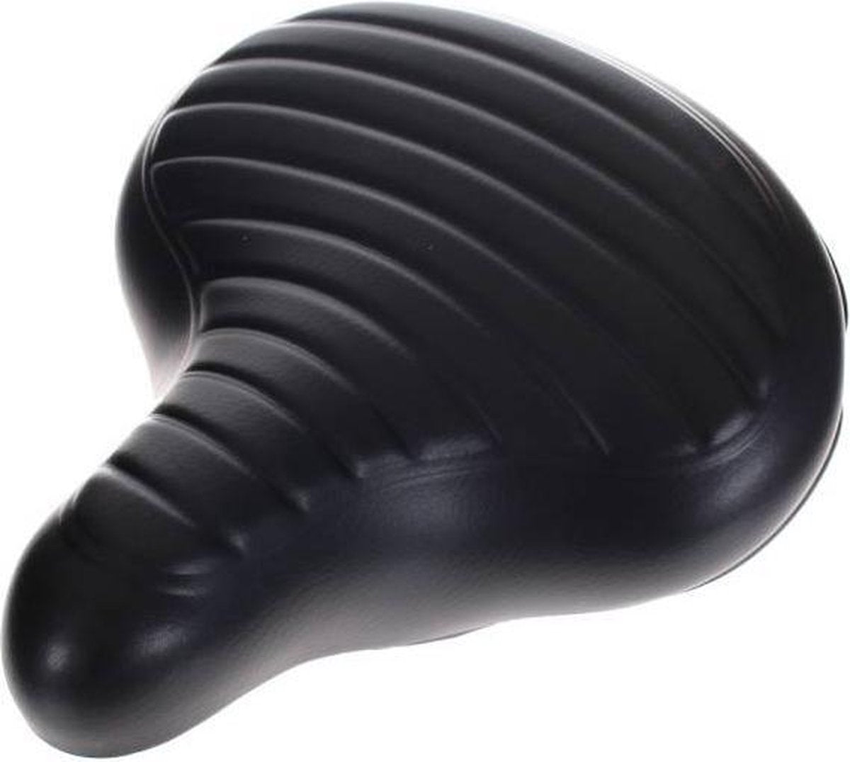 Selle Wave Drifter Fietszadel - Geribbeld - Universeel - Zwart