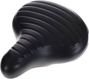 Selle Wave Drifter Fietszadel - Geribbeld - Universeel - Zwart