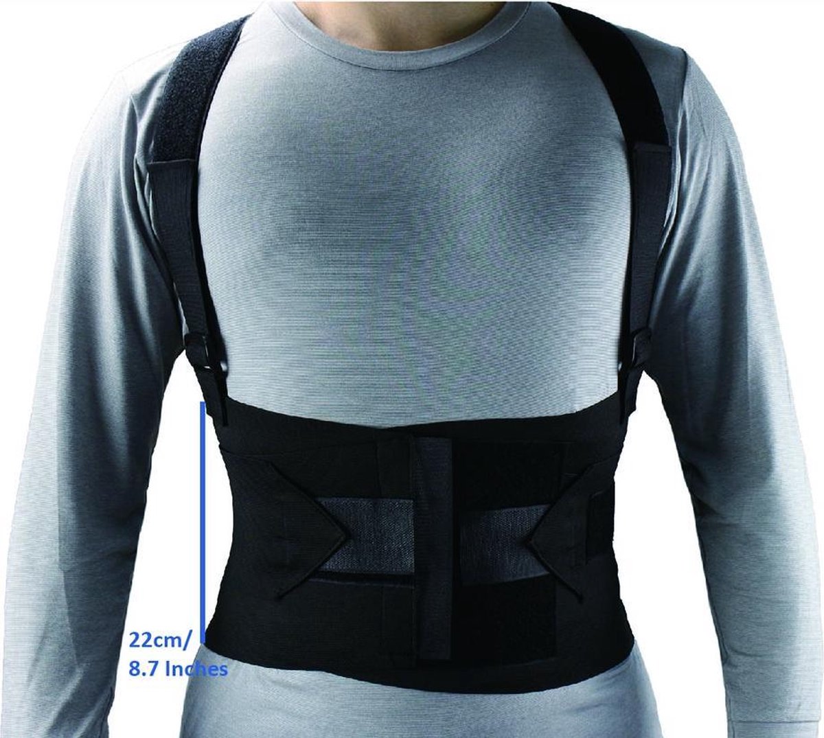 Lendensteun Bandage - Orthopedische Brace met extra versteviging - Maat L - OBBOmed MB 2845NL