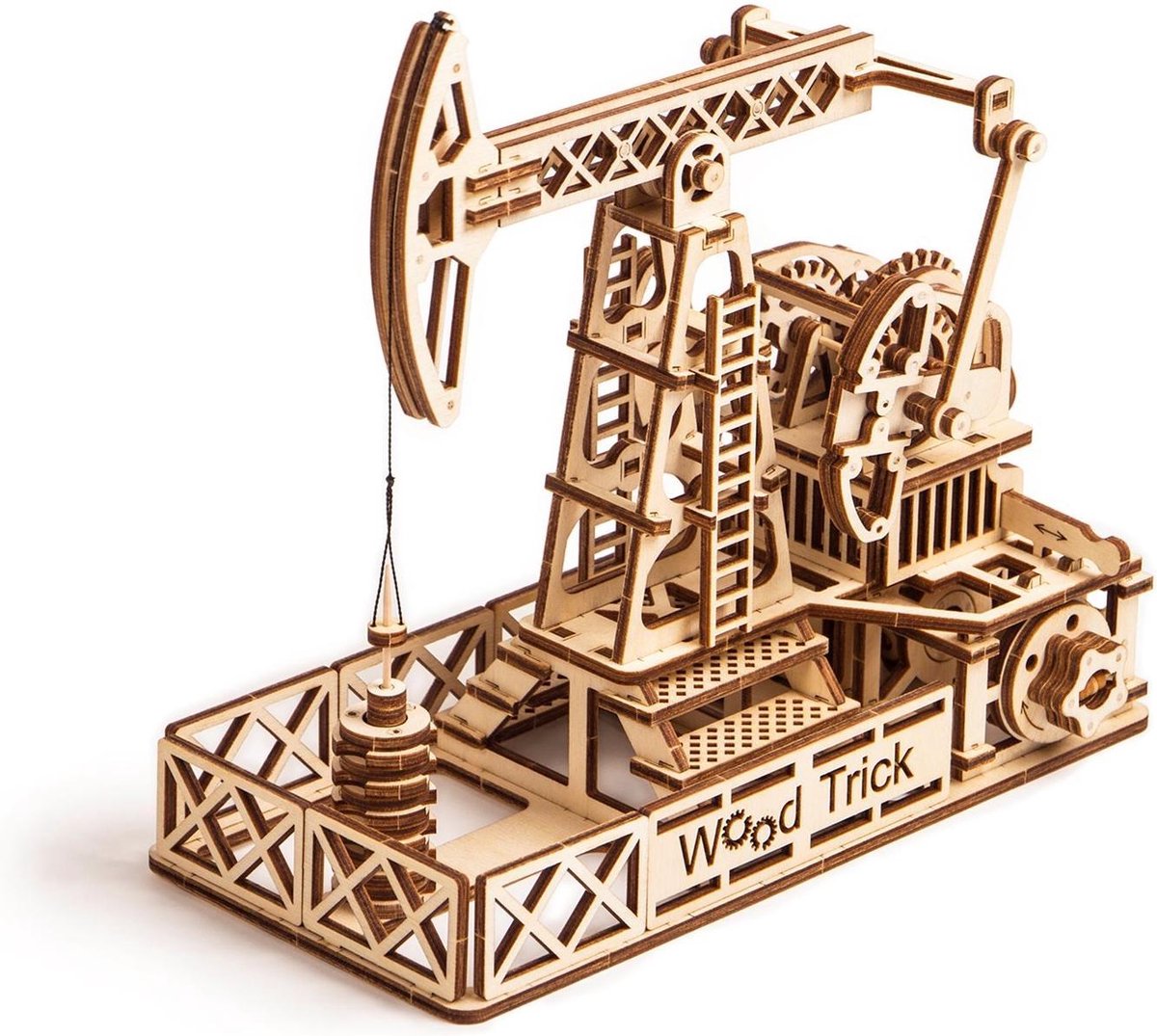 Wood Trick Olieboortoren - Houten Modelbouw