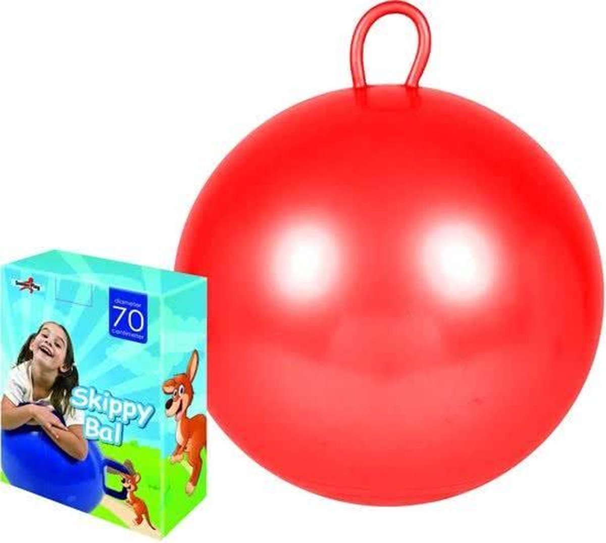 Skippybal 70 cm  Rood
