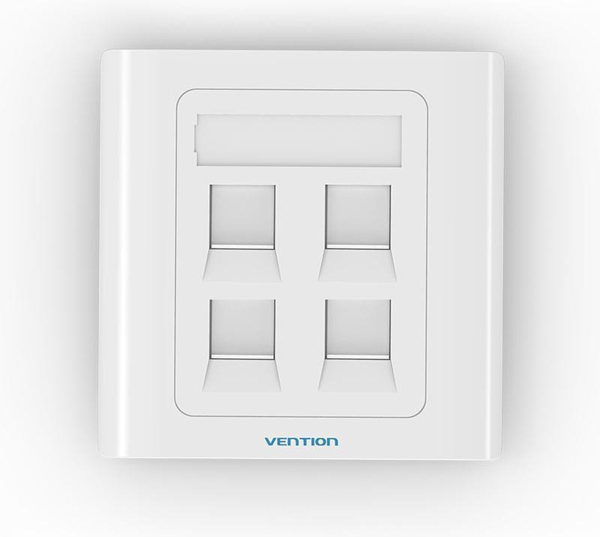 Vention Wandcontactdoos RJ45 Netwerk Inzetstuk 4 poorten