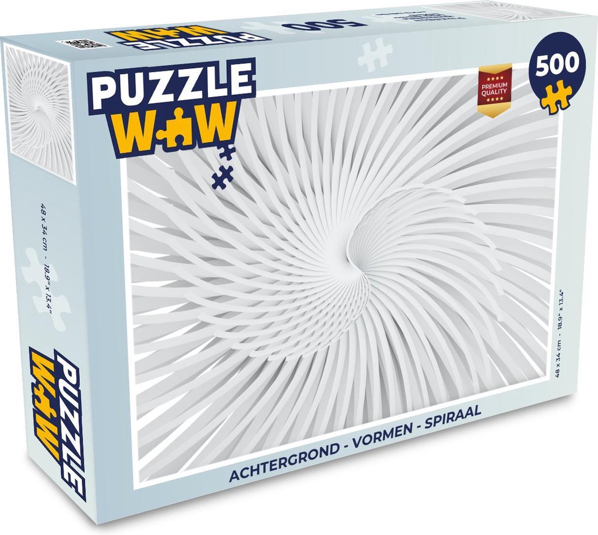 Puzzel Achtergrond - Vormen - Spiraal - Legpuzzel - Puzzel 500 stukjes