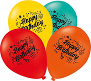 Tib Ballonnen Happy Birthday 30 Cm Latex 7 Stuks