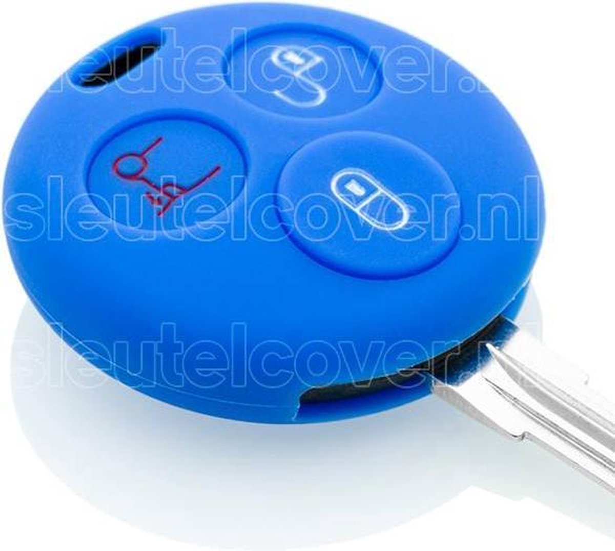 Smart SleutelCover - Blauw / Silicone sleutelhoesje / beschermhoesje autosleutel